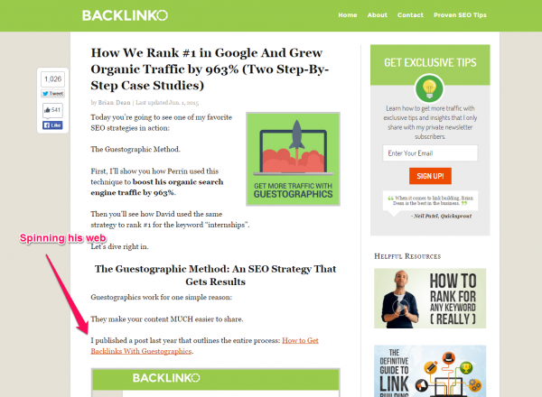 941% Traffic Increase Exploiting the Synonyms SEO Ranking Technique