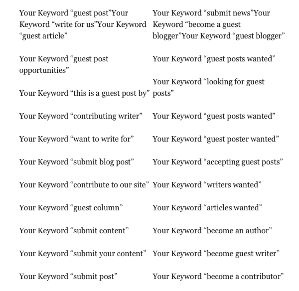 Brian Dean - how to guest blog google search