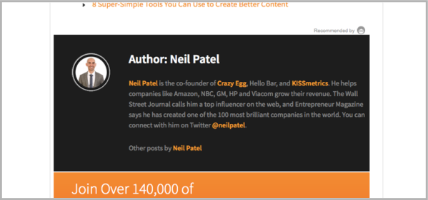 Neil Patel on CMI - how to guest blog