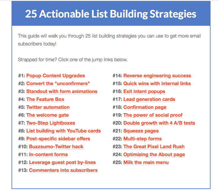 Robbie Richards list building tactics for tracking blog metrics
