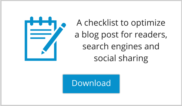 Blog Post Checklist Lead Magnet Image