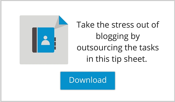Blog task outsourcing tip sheet