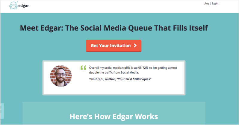 Meet Edgar for blog outsourcing management