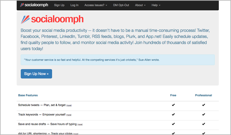 SocialOomph for blog outsourcing