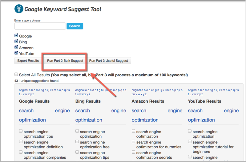 SEO chat keyword research tool