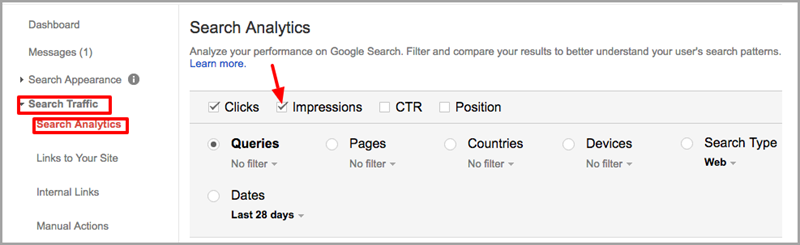 Search Console Search Analytics http www.courtneydanyel.com