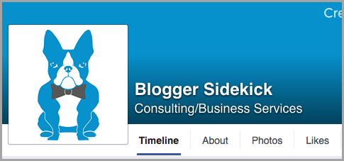 Blogger Sidekick facebook page