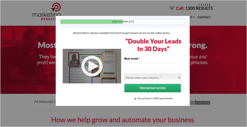 Free video series as a lead magnet idea - Marketing Results