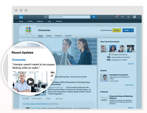 LinkedIn company page