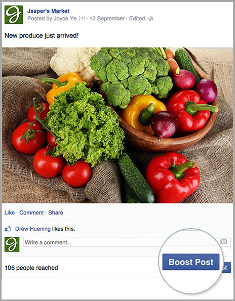 paid promotion on facebook