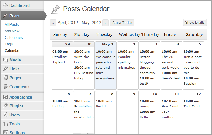 Schedule for Winning Content Strategy
